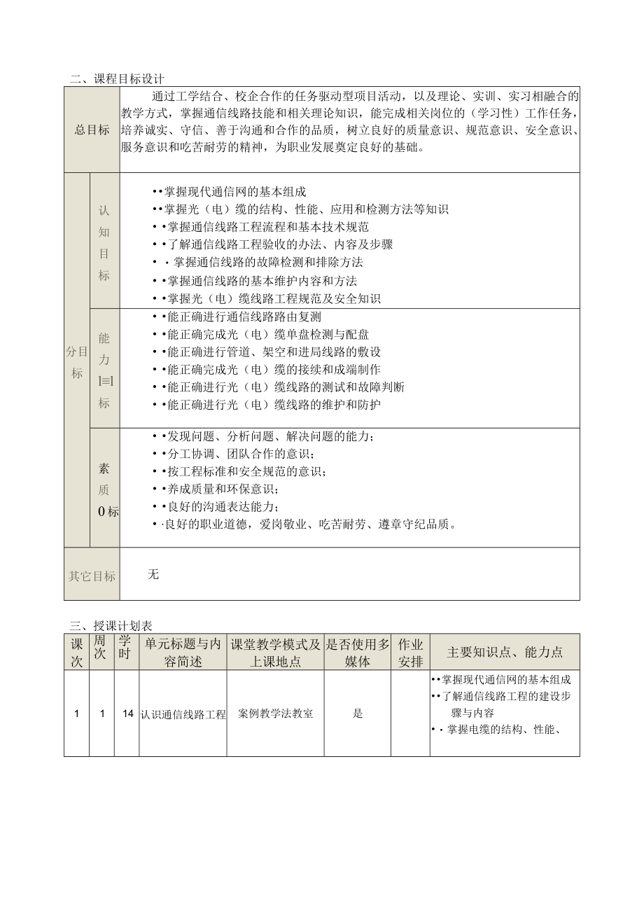 通信线路教学设计.docx_第2页