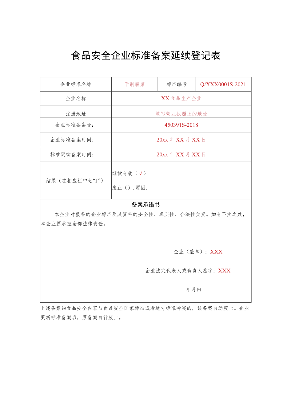 食品安全企业标准备案登记表.docx_第2页