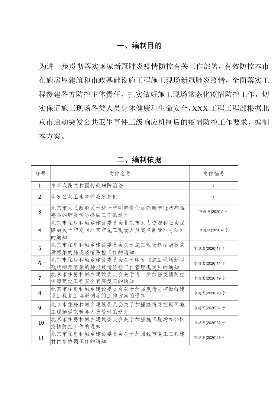 工程施工现场疫情防控工作方案（31页）.docx_第2页