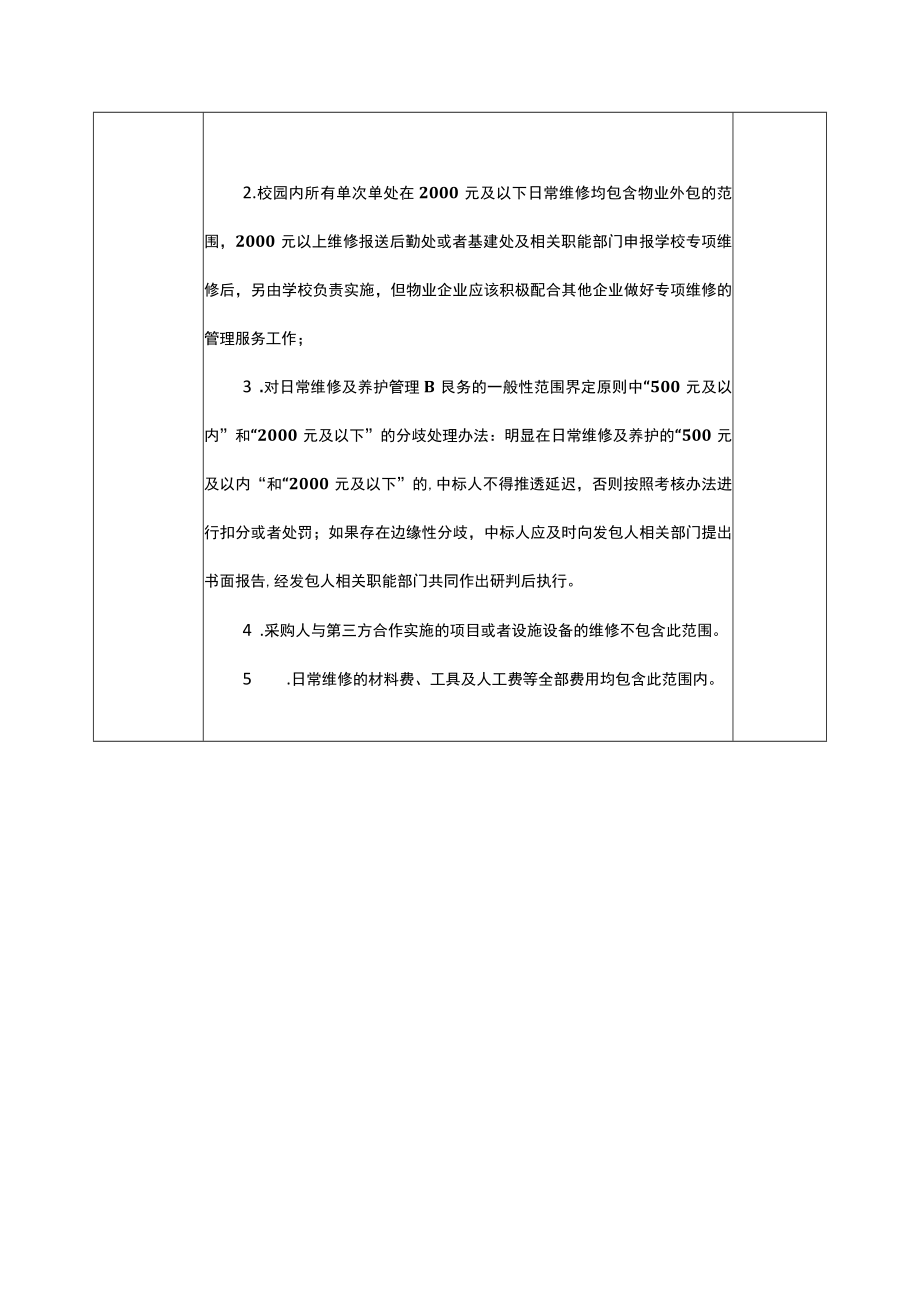 校园日常维修及养护管理服务的内容和质量要求表.docx_第3页