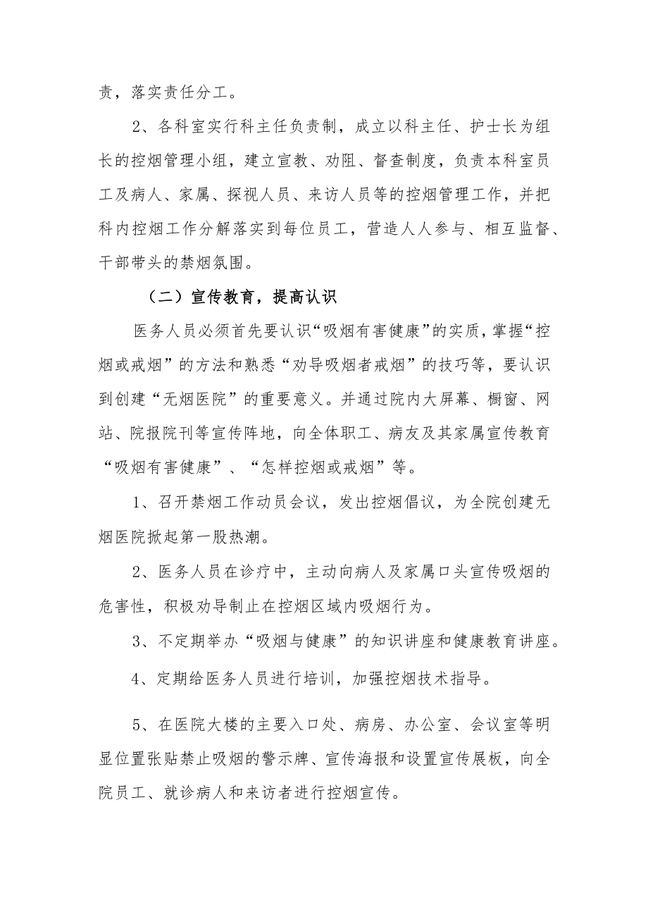 中医院禁烟实施方案.docx_第2页