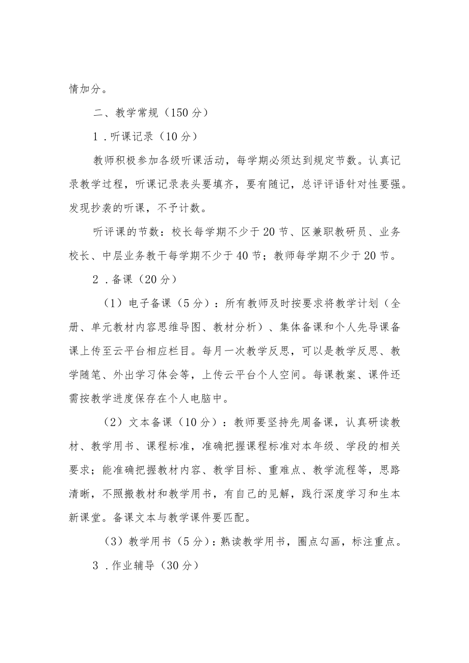 XX小学教学积分评估细则.docx_第2页