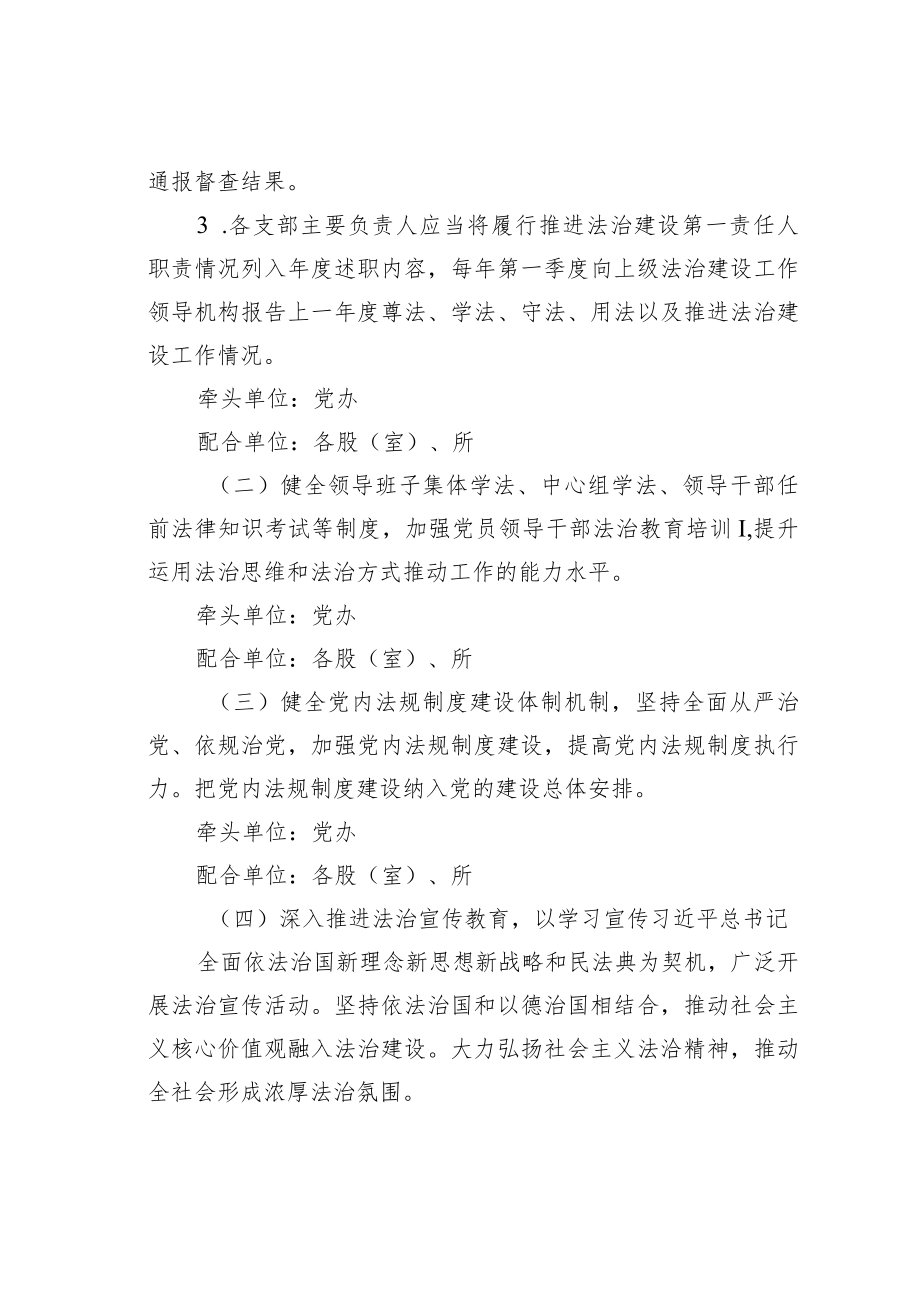 党政主要负责人履行推进法治建设第一责任人职责工作清单.docx_第2页