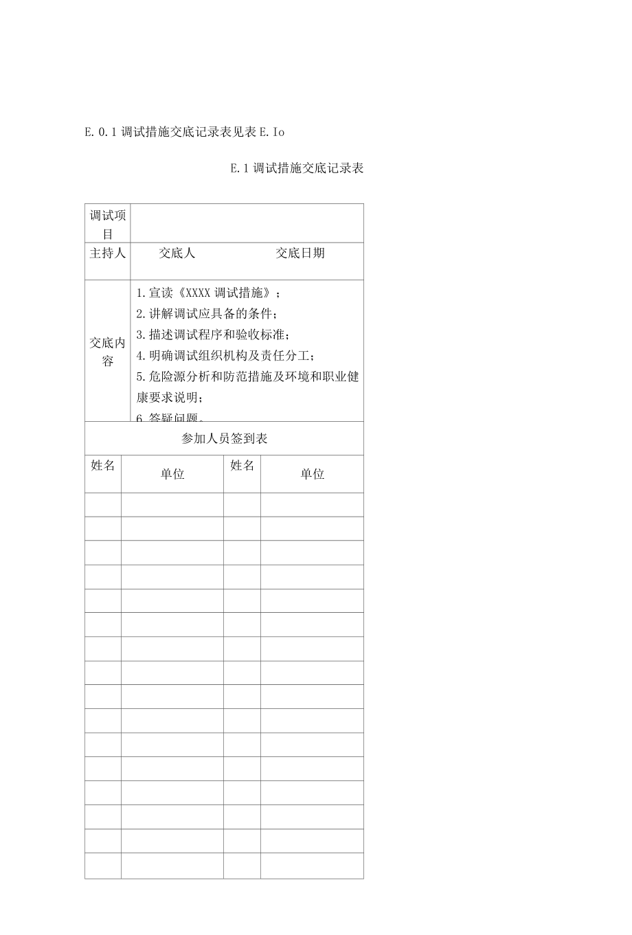 火力发电建设工程机组调试措施技术交底、设备系统试运记录表、机组整套启动阶段试运条件检查确认表.docx_第1页