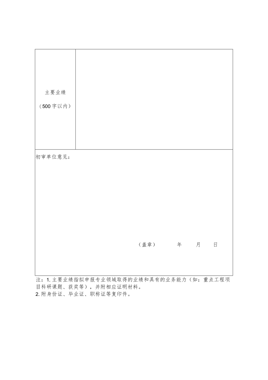 湖南省公路（水运）建设项目设计文件审查专家库专家申报表.docx_第2页