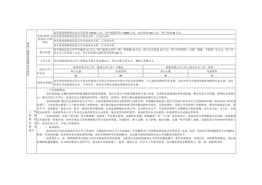 长沙市政府信息公开工作统计表.docx_第2页