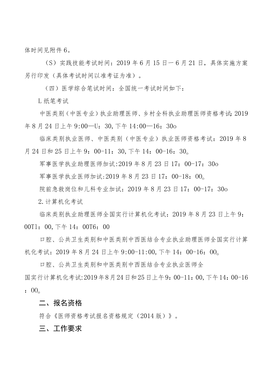 黑龙江省卫生厅关于做好2010年度医师资格考试报名工作的通知.docx_第2页