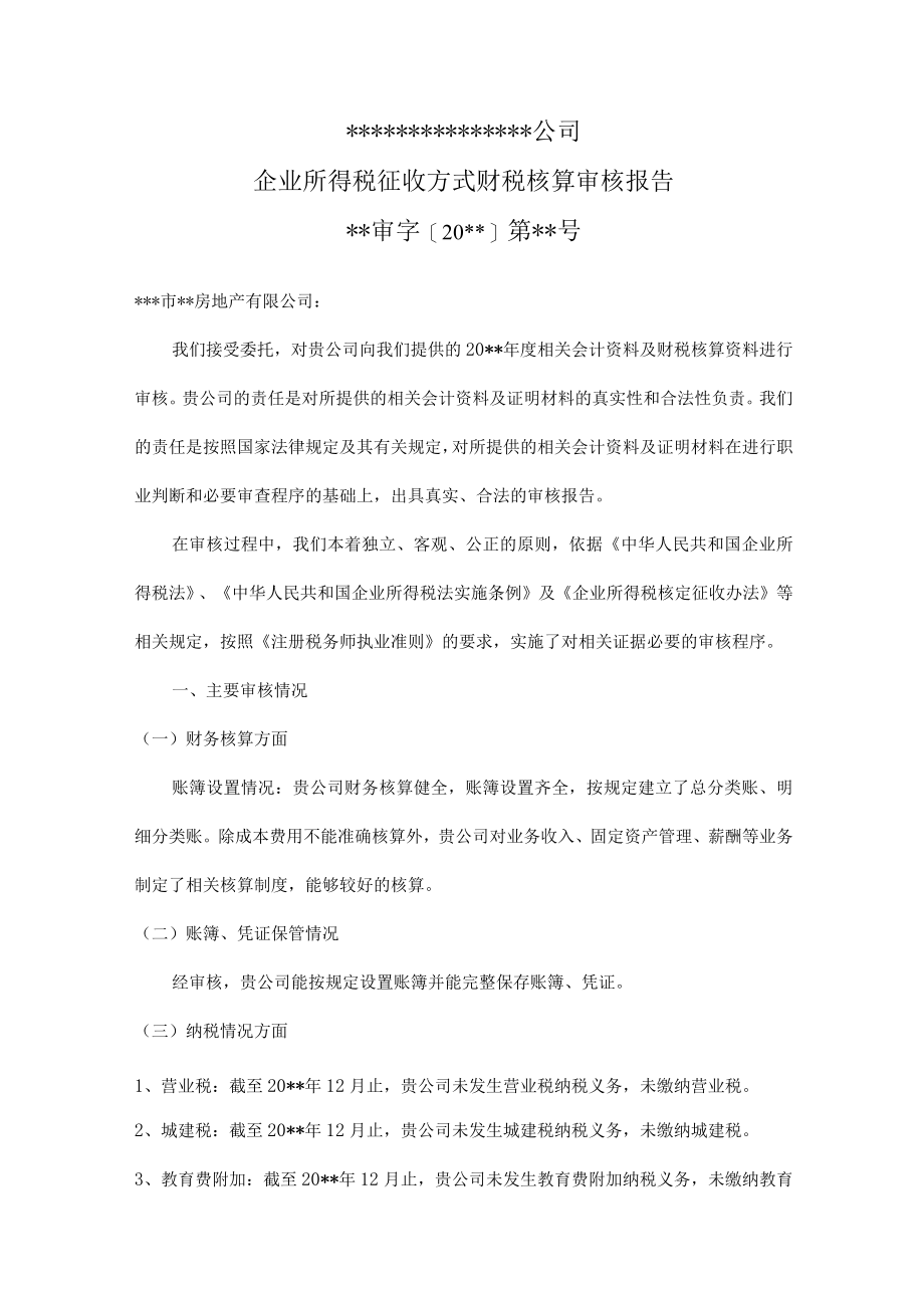 附件：企业所得税征收方式财税核算审核报告.docx_第2页