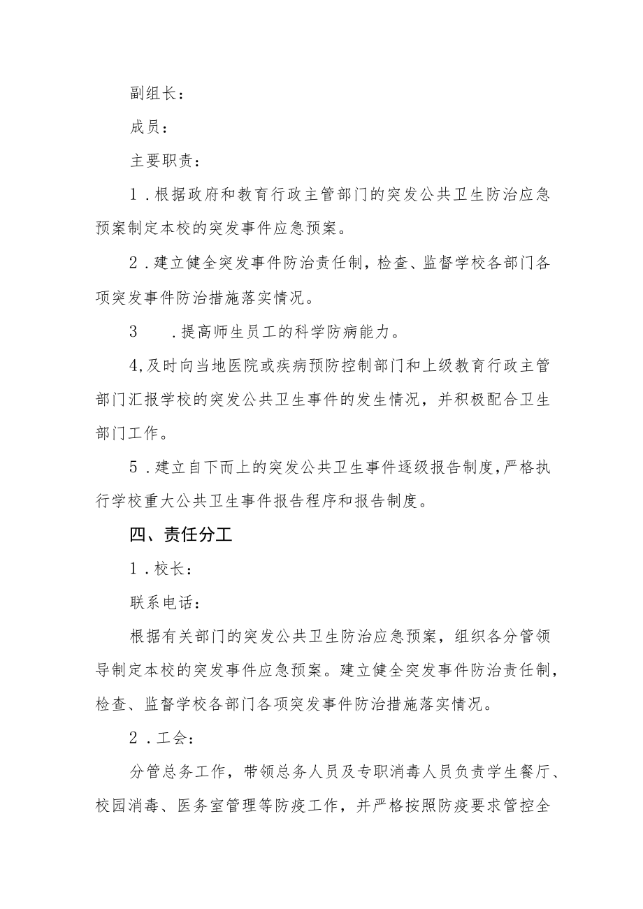 职业学校疫情防控应急预案.docx_第2页