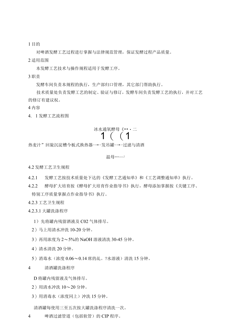 发酵工艺技术与操作规程.docx_第1页