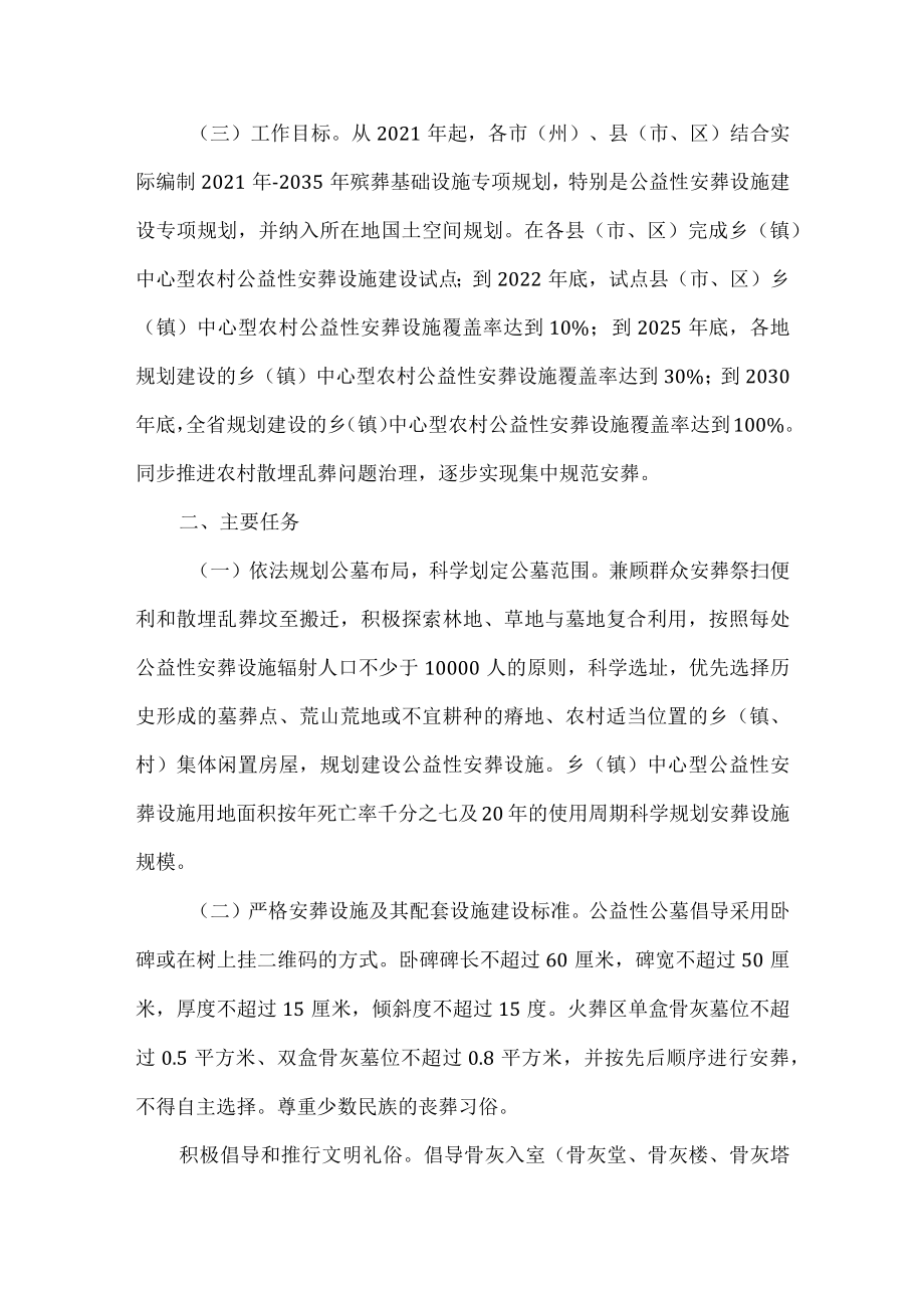 吉林省公益性安葬设施建设指导意见.docx_第2页