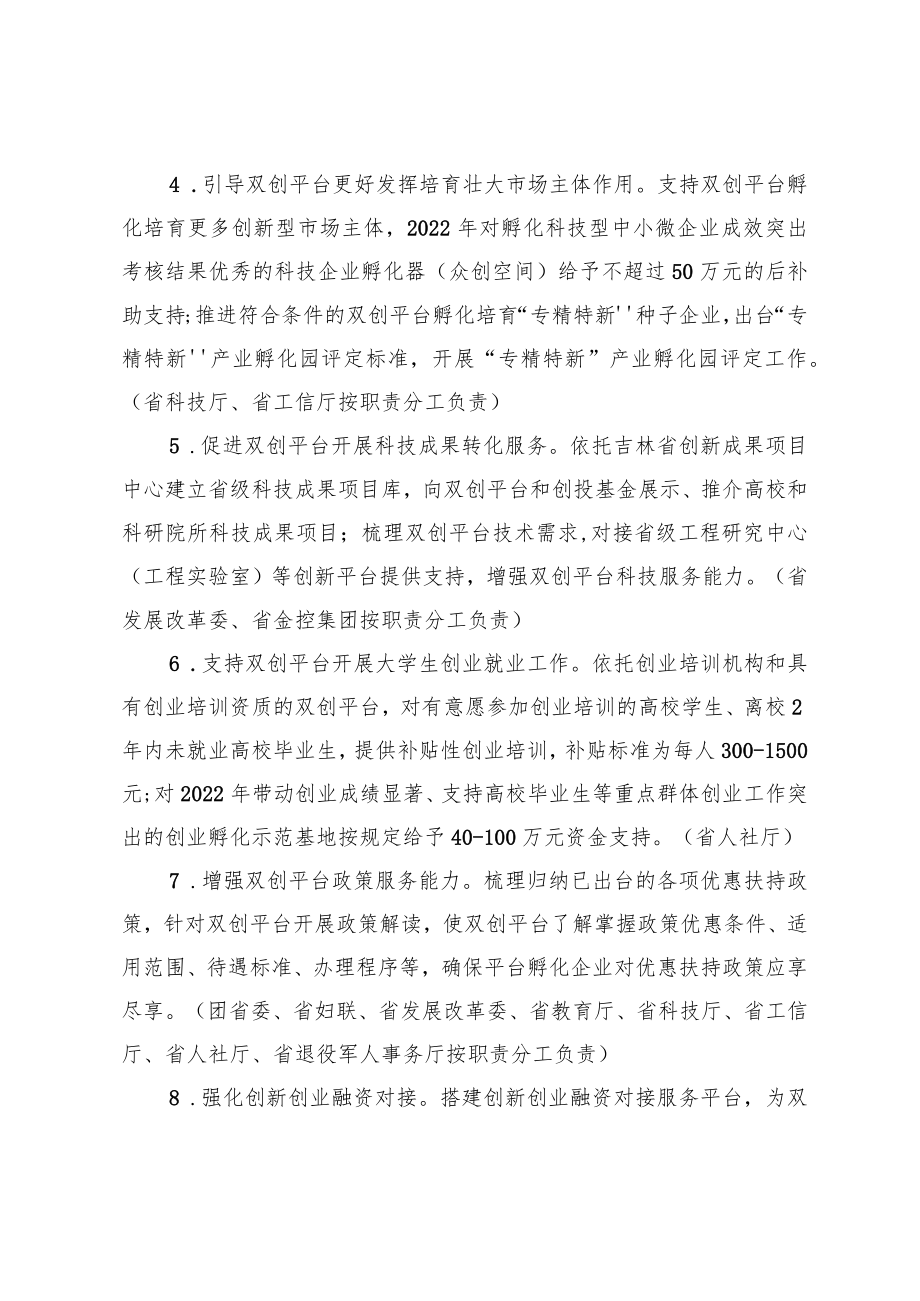 吉林省关于支持双创平台积极应对疫情影响的若干措施.docx_第2页