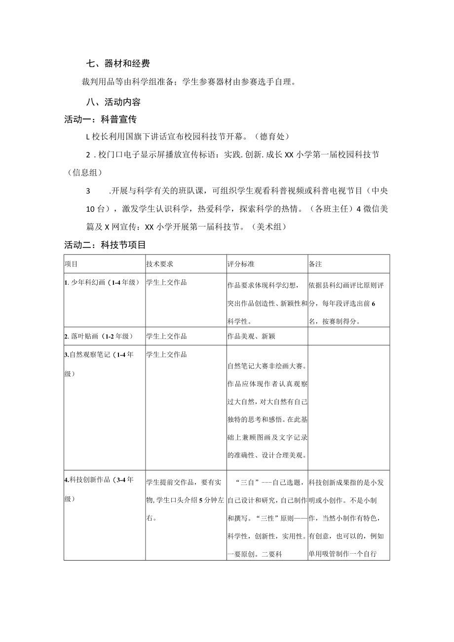 小学首届校园科技节方案.docx_第2页