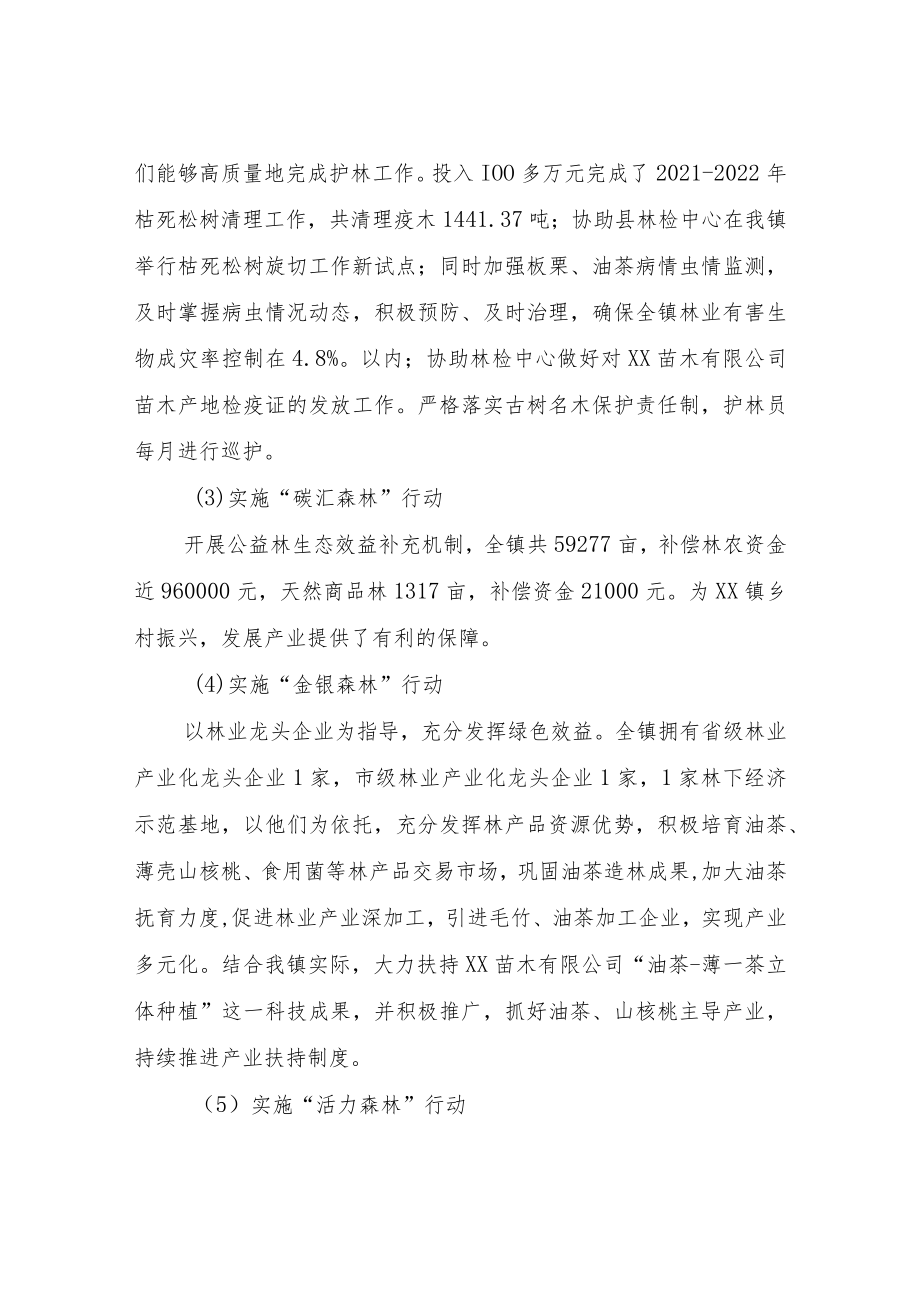 XX镇2022年林业上半年工作总结.docx_第2页