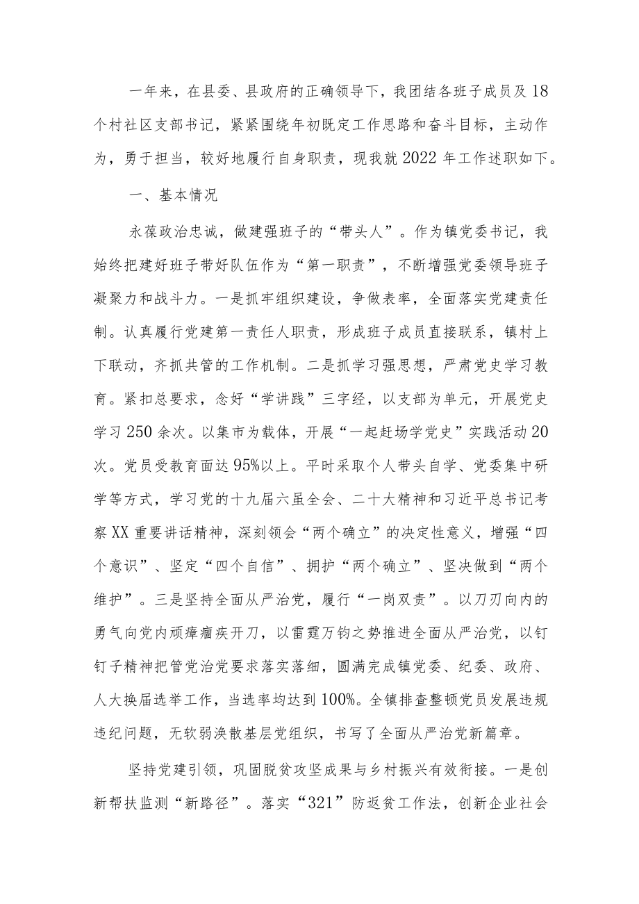 2022年度镇党委书记个人述职报告.docx_第2页