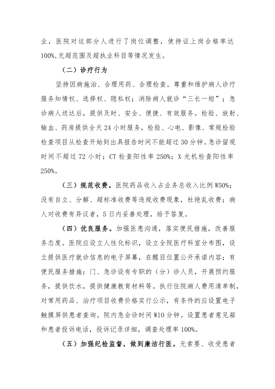 中医医院关于纠风工作的情况汇报.docx_第2页