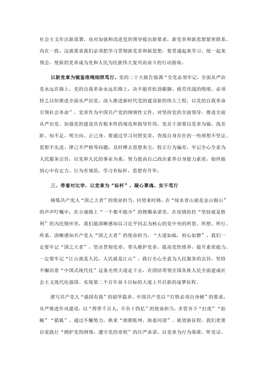 专题党课：学习贯彻新党章凝聚团结奋斗动力忠诚履行新使命.docx_第3页