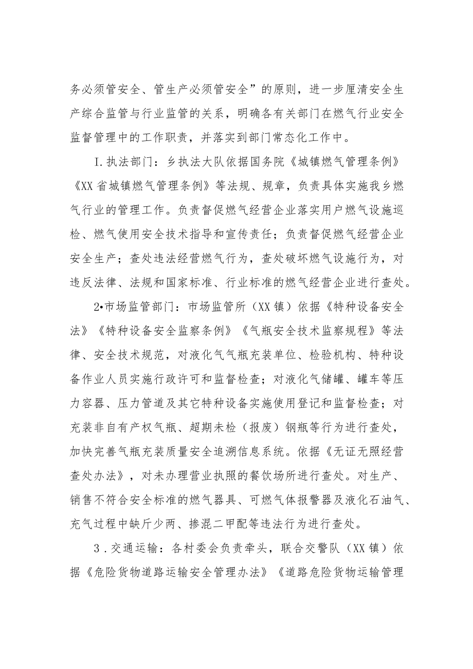 XX乡燃气安全百日行动工作方案.docx_第3页