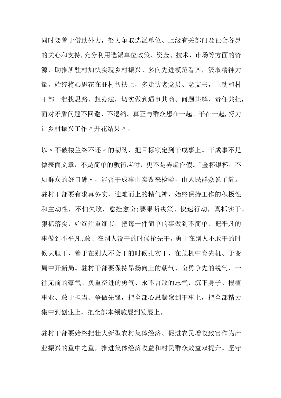 乡村振兴心得体会研讨交流材料.docx_第3页