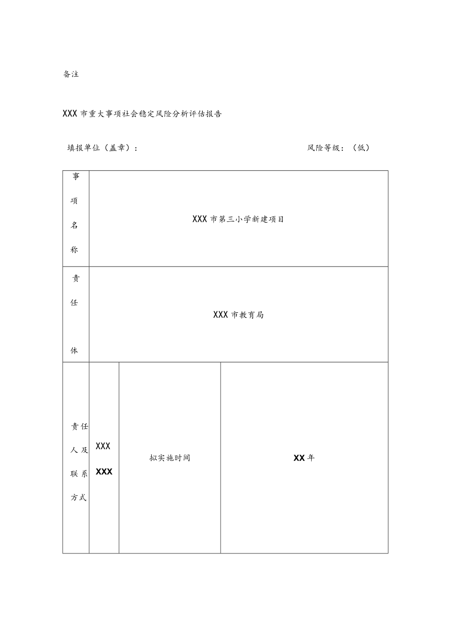 XX市小学建设社会稳定风险评估报告.docx_第3页