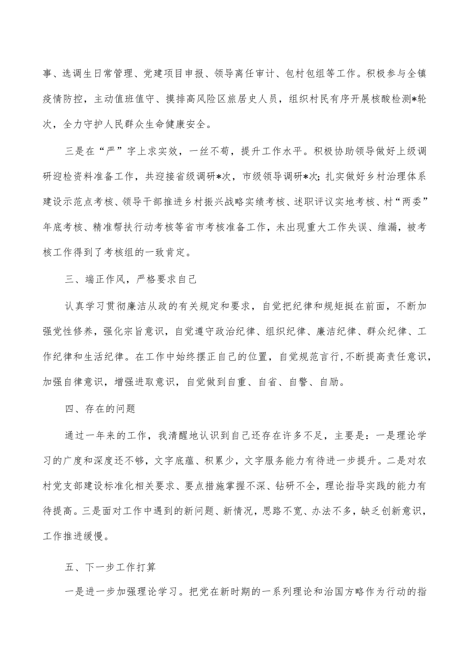 2022年镇党务专干工作总结.docx_第2页