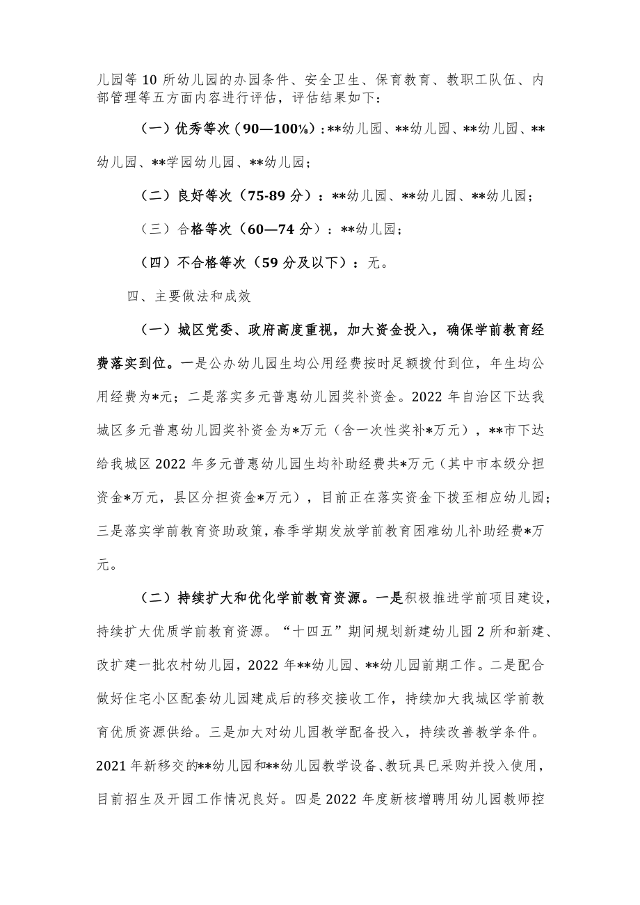 2022年幼儿园办园行为督导评估工作报告.docx_第2页