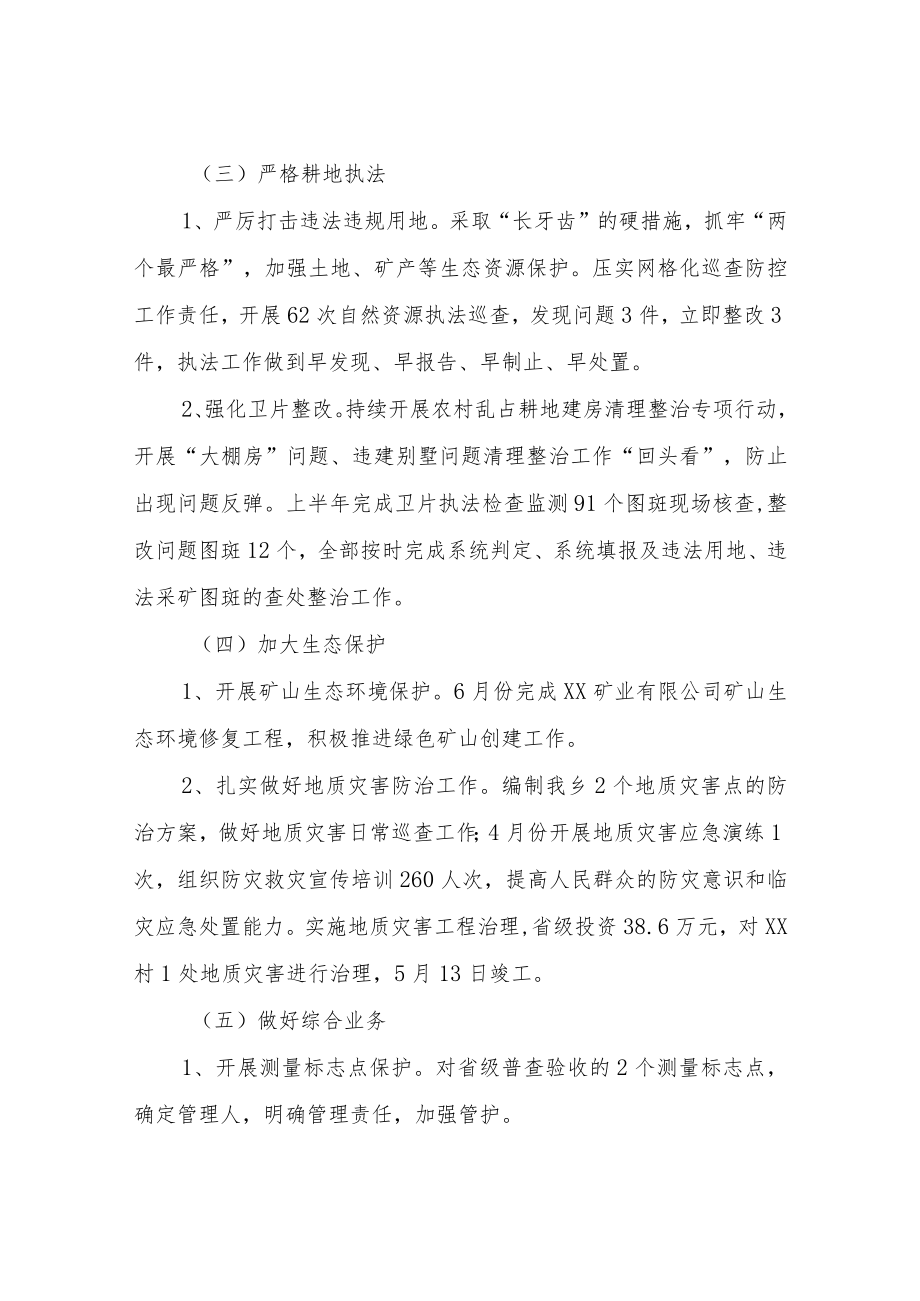 2022年上半年自然资源和规划管理工作总结.docx_第3页