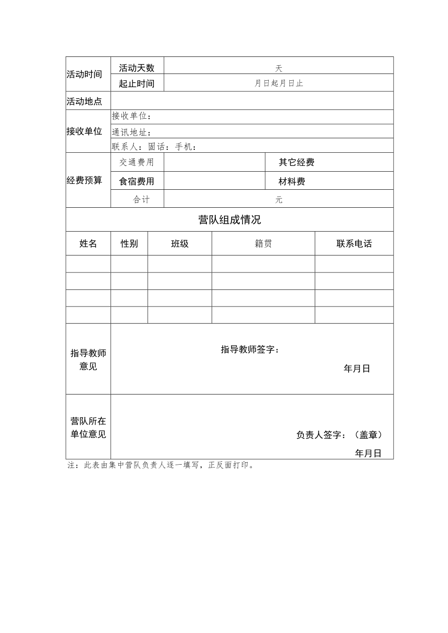 2022年暑期社会实践集中营队申报表.docx_第2页