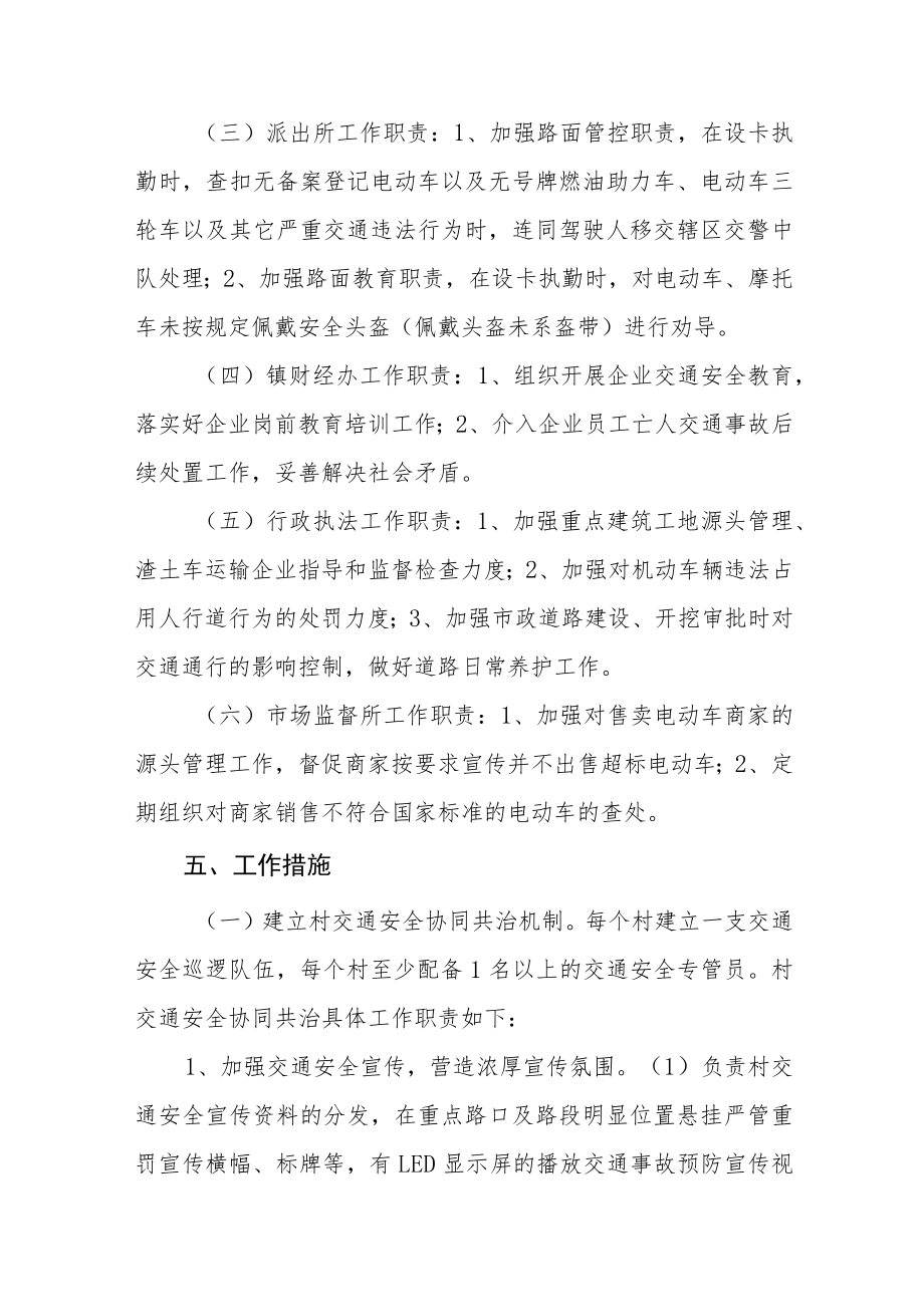 XX镇交通安全社会协同共治行动实施方案.docx_第3页