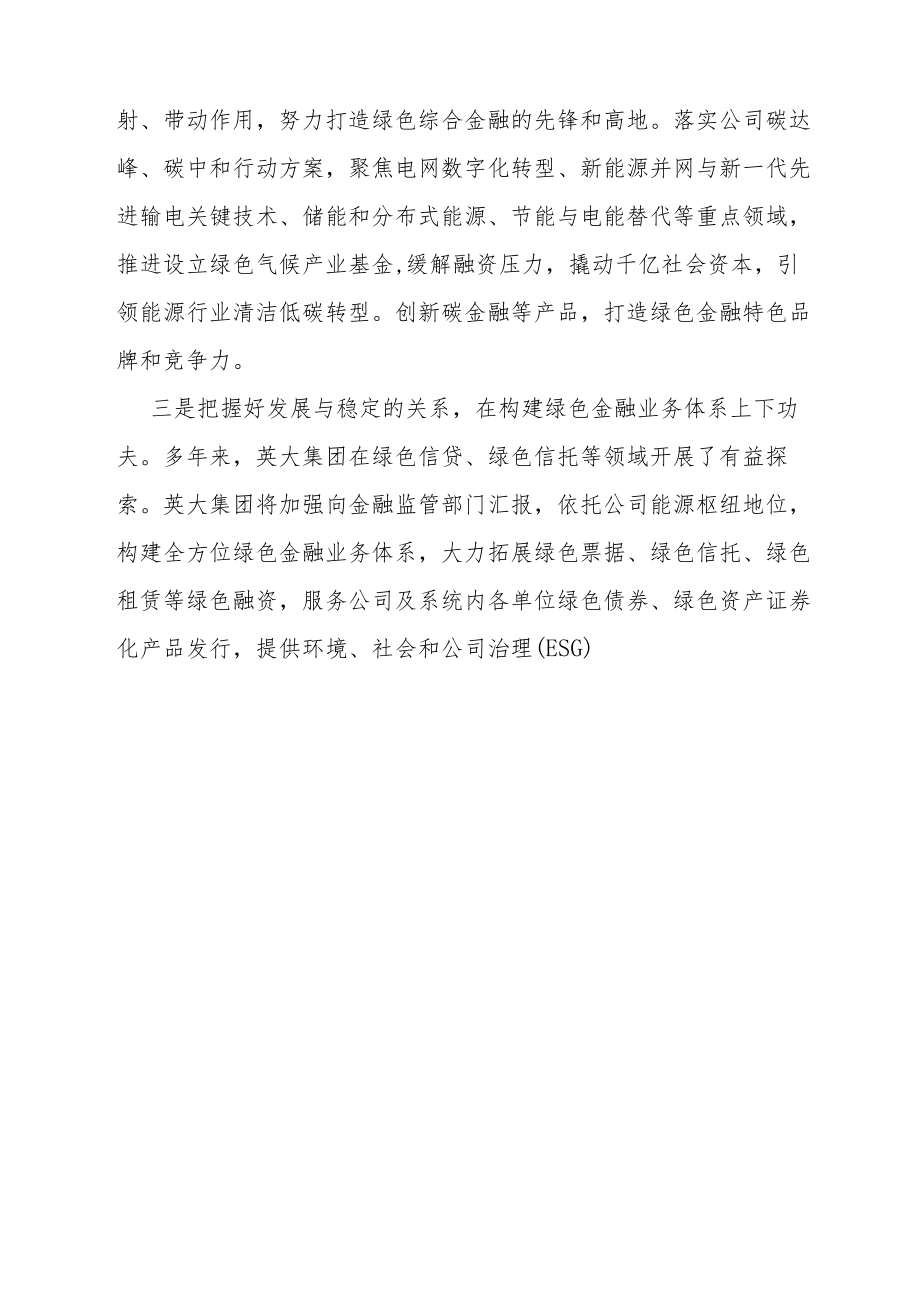 2021.04.08国网英大国际控股集团有限公司董事长、党委书记杨东伟：创新发展绿色金融支撑公司碳达峰碳中和行动方案落地.docx_第3页