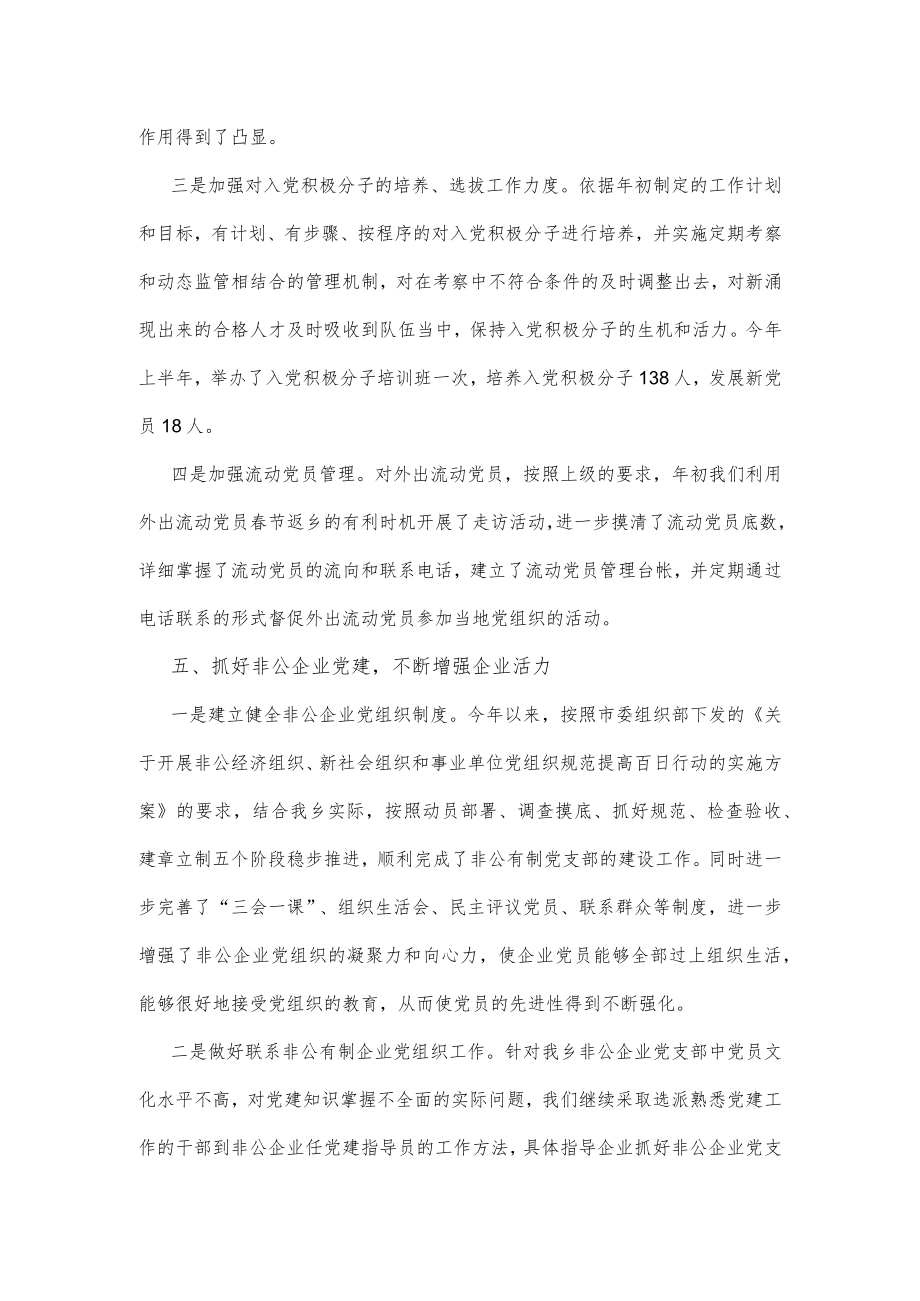 2022年度乡镇党建工作总结.docx_第3页