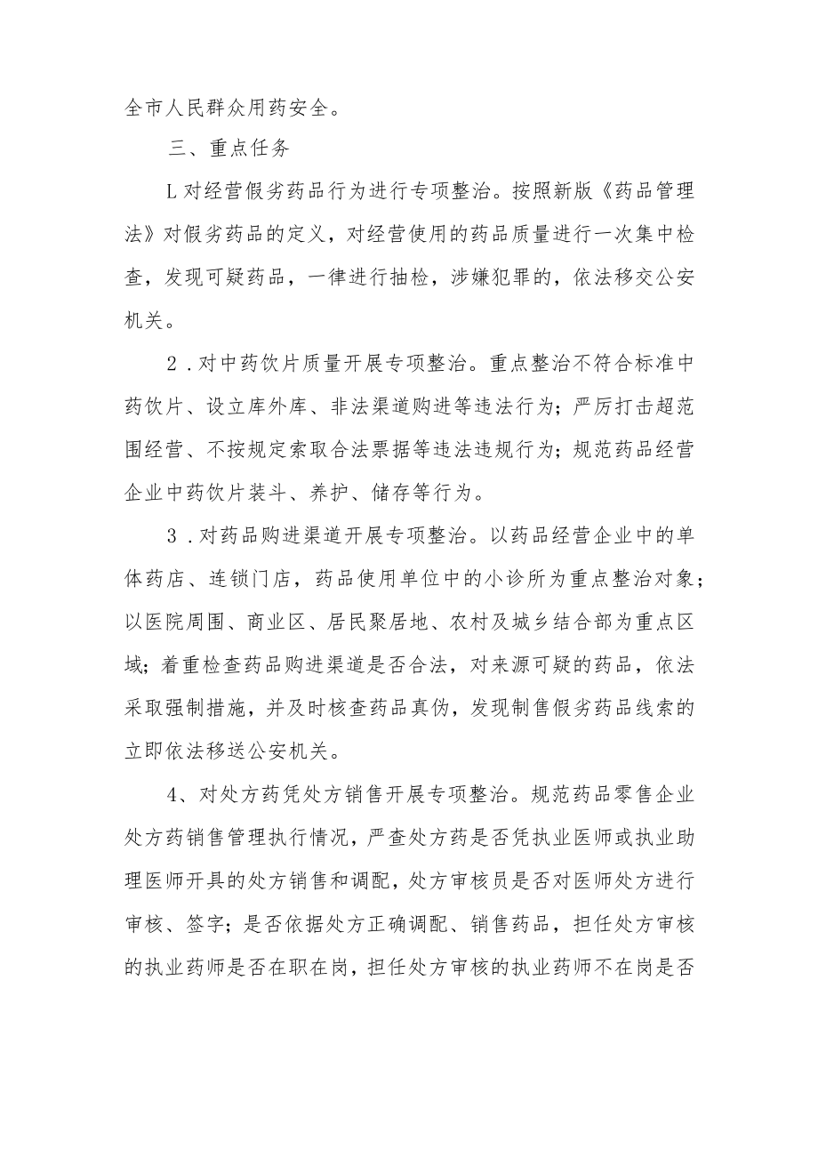 XX区药品零售经营使用行为专项整治实施方案.docx_第2页