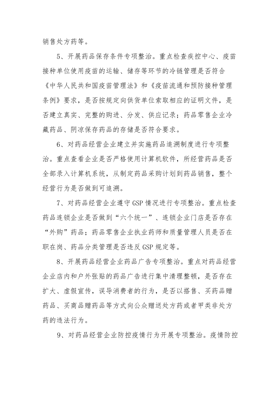 XX区药品零售经营使用行为专项整治实施方案.docx_第3页