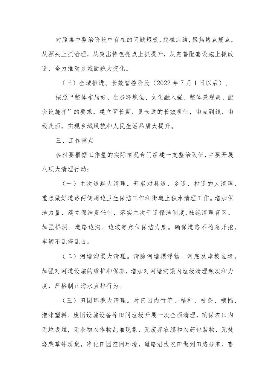 XX乡全域环境革命大行动实施方案.docx_第2页