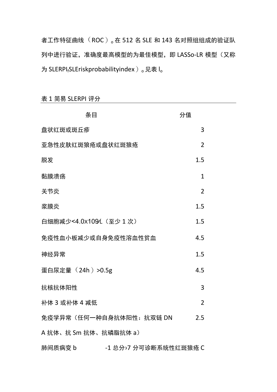 2022系统性红斑狼疮早期诊断工具：系统性红斑狼疮风险概率指数（全文）.docx_第2页