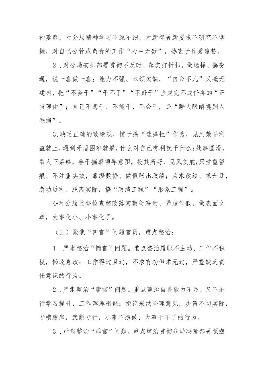 有关开展形式主义官僚主义专项整治工作实施方案汇总范文（三篇）.docx_第3页