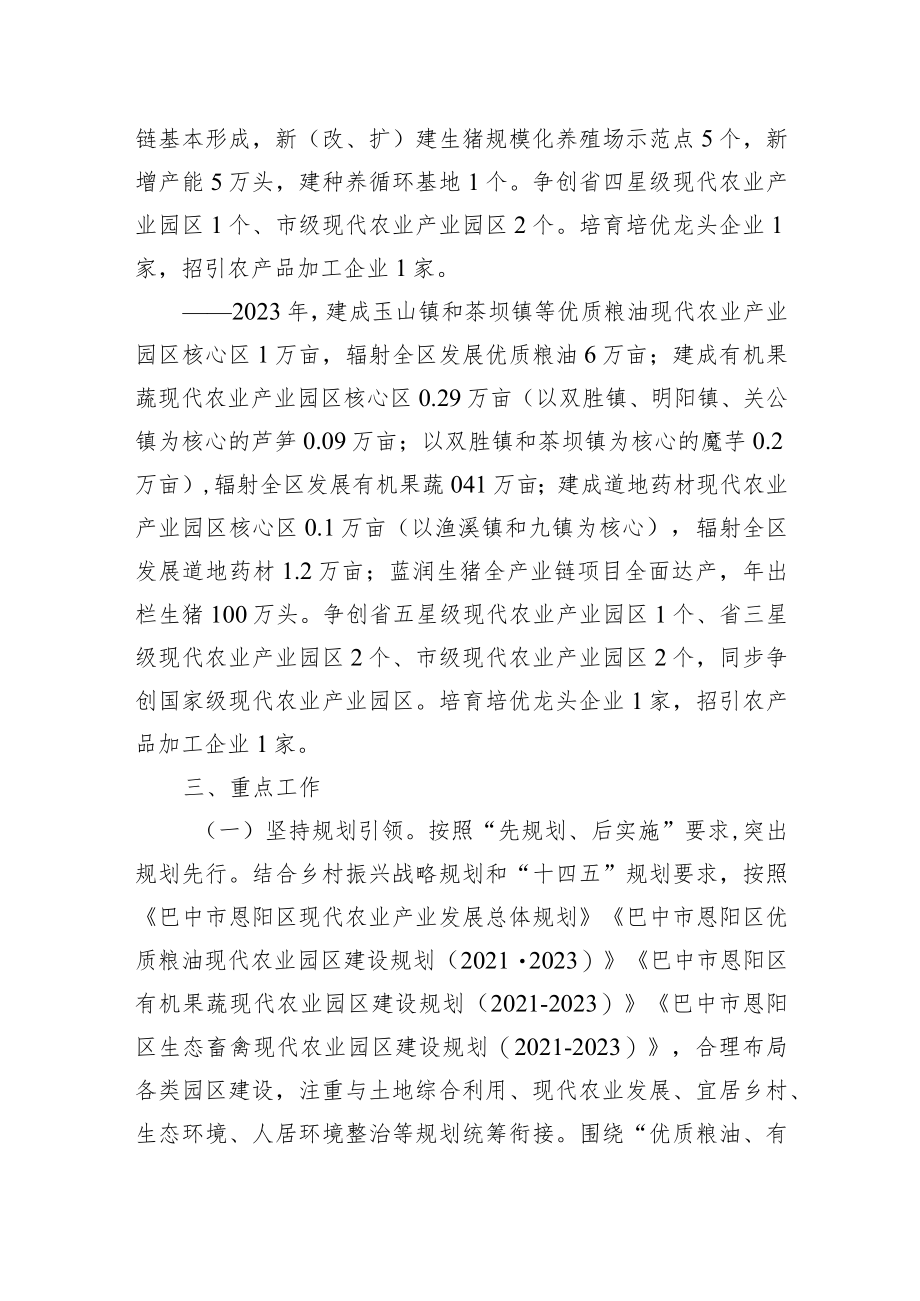 关于加快推进现代农业产业园区建设的实施意见.docx_第3页