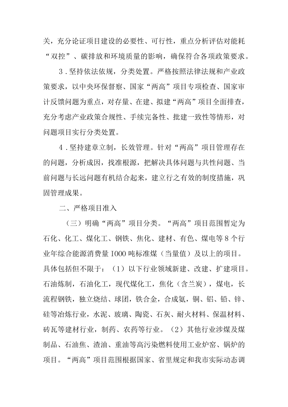 关于加强高能耗、高污染项目治理体系建设的实施意见.docx_第2页