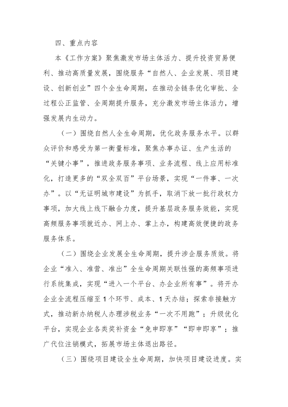 2022优化营商环境工作实施方案范文.docx_第3页