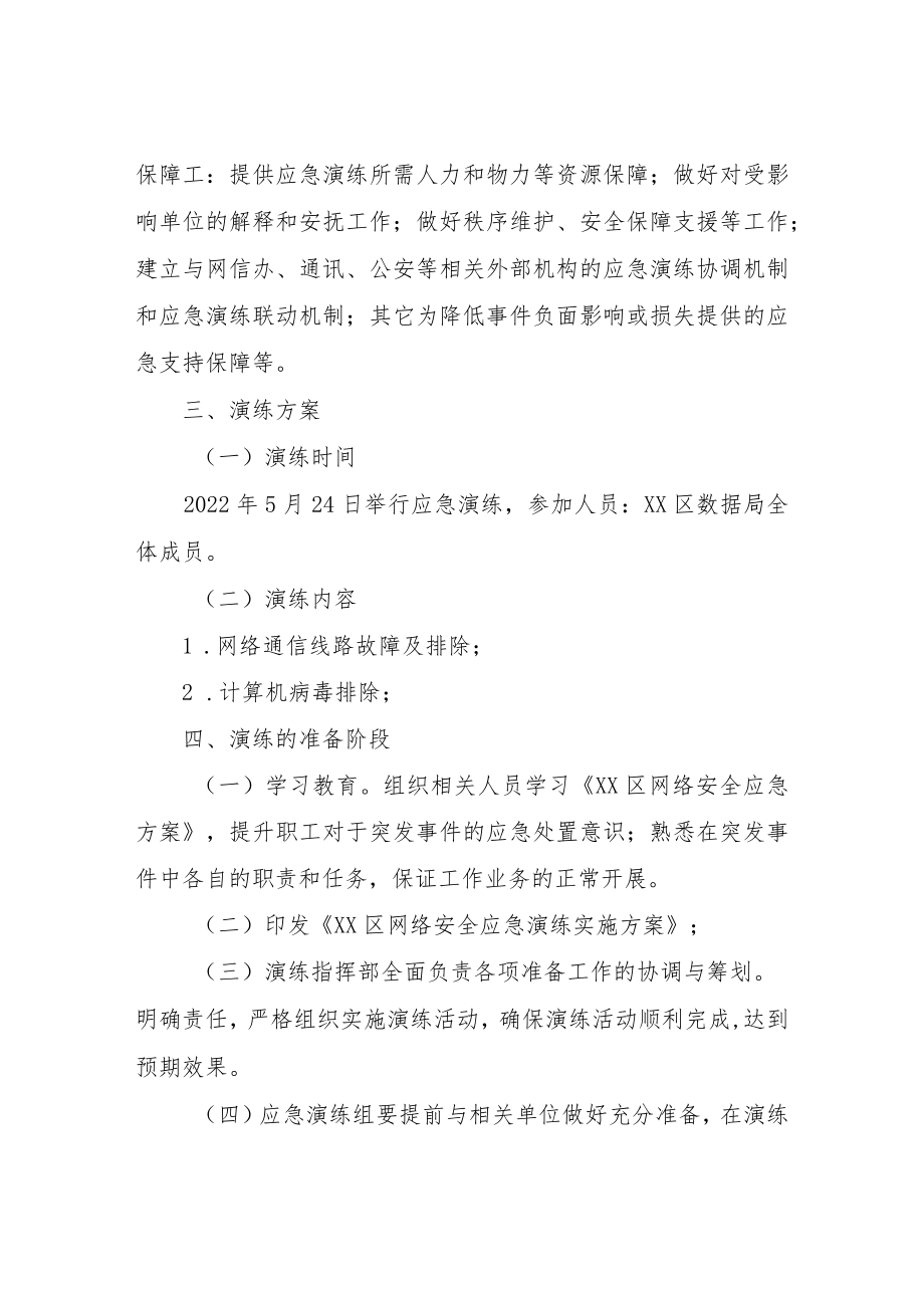 XX区网络安全应急演练方案.docx_第2页