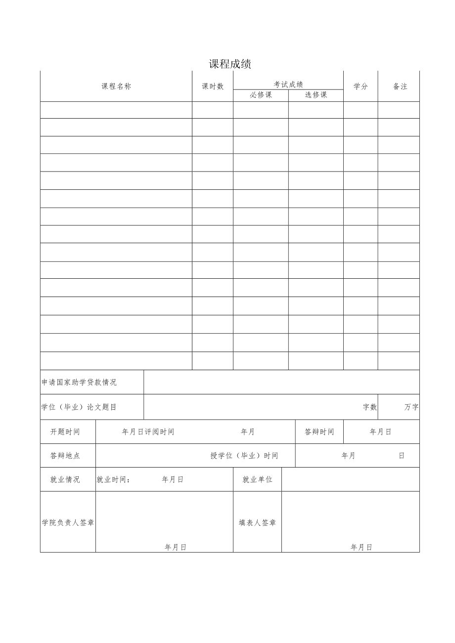 大学硕士研究生学籍表.docx_第2页