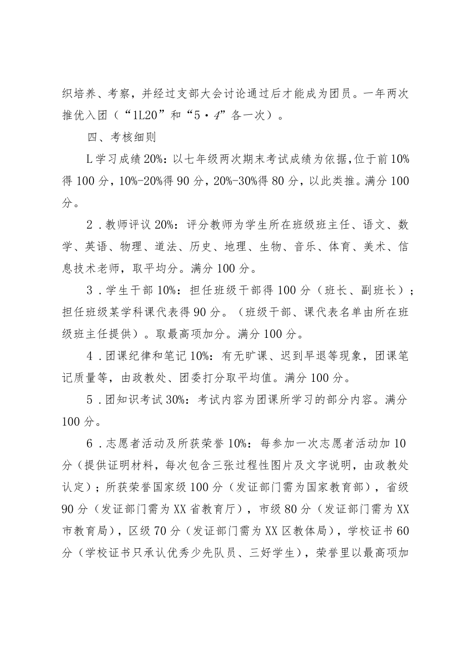 学校推荐优秀少先队员入团评价细则.docx_第2页