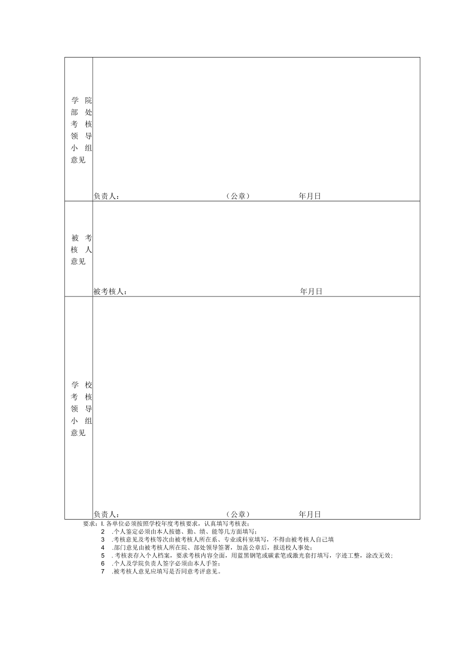 大学2022年度职工考核登记表.docx_第2页