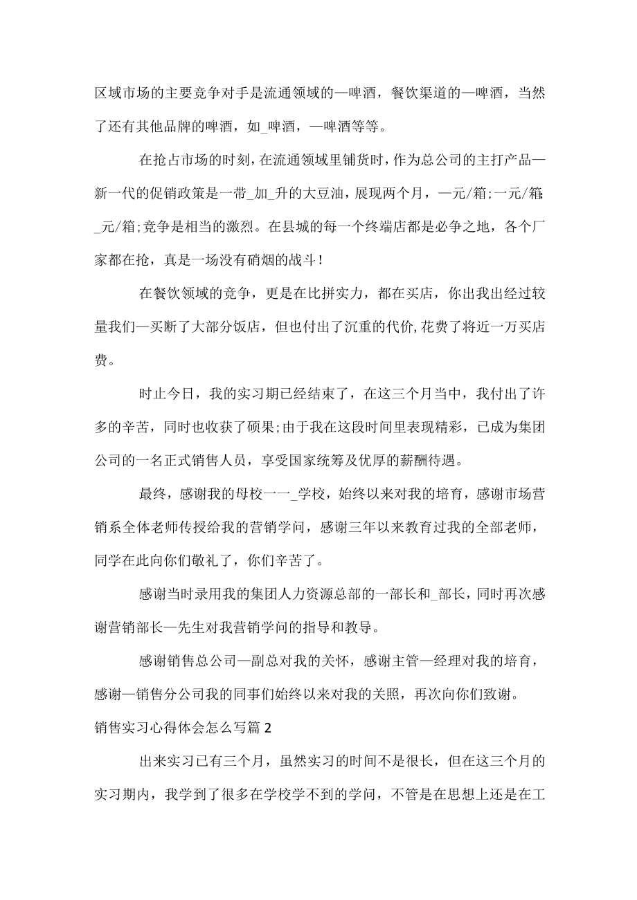 销售实习心得体会怎么写.docx_第2页