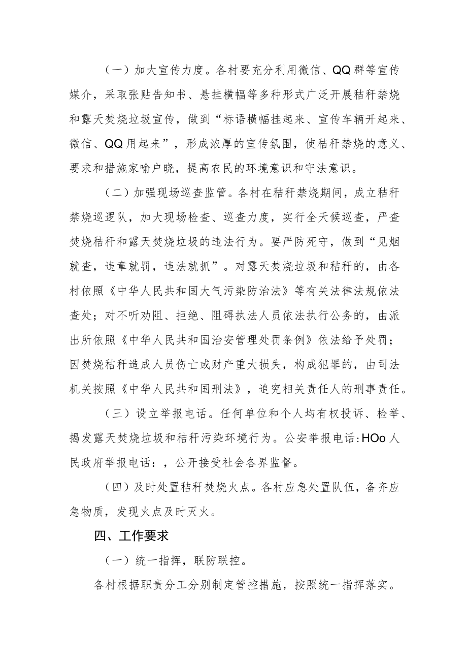 乡镇秸秆禁烧工作方案.docx_第2页