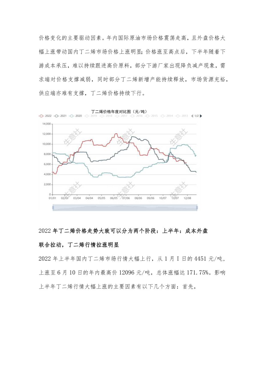 2022年丁二烯市场分析及2023年展望.docx_第3页