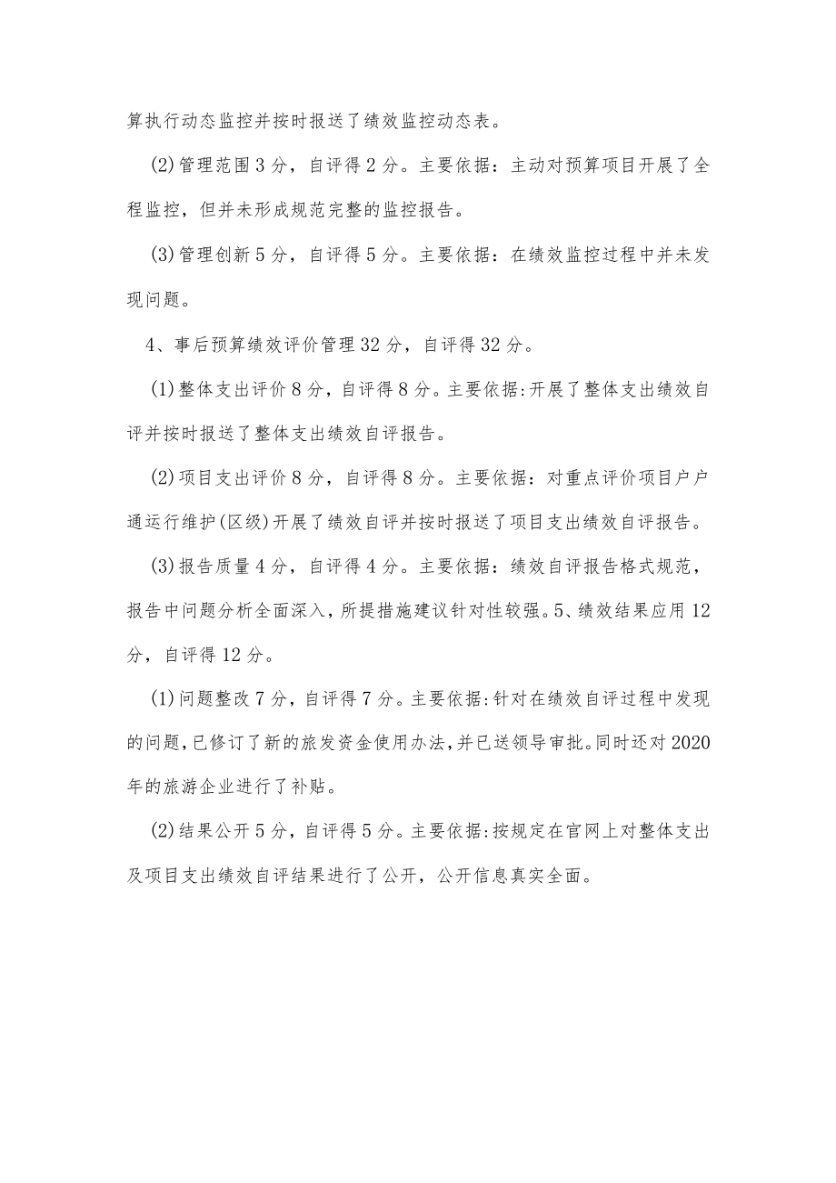 预算绩效管理工作考核自查报告 .docx_第3页