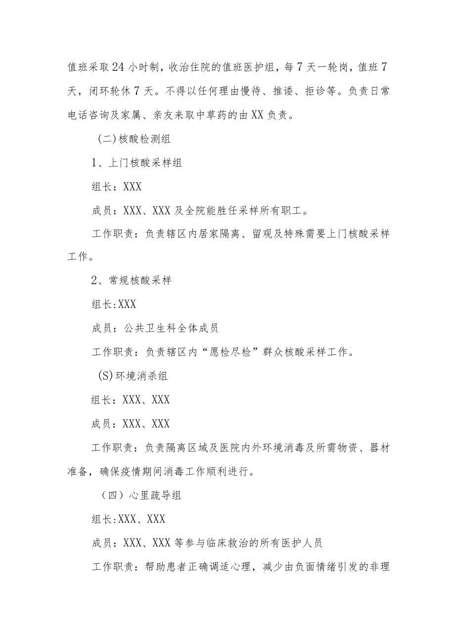 医院大规模新冠感染患者救治应急预案.docx_第2页