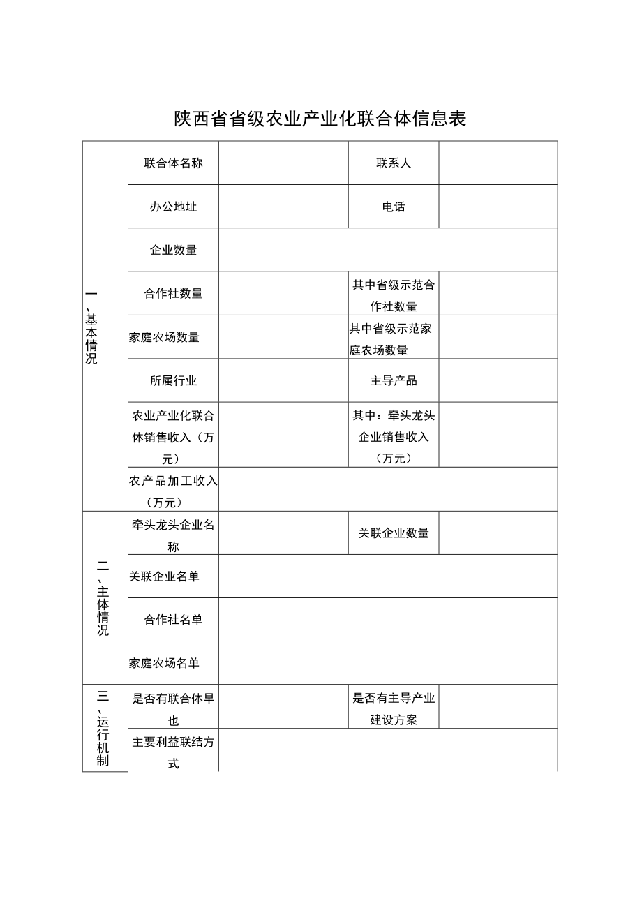 陕西省省级农业产业化联合体建设方案、编写提纲.docx_第2页