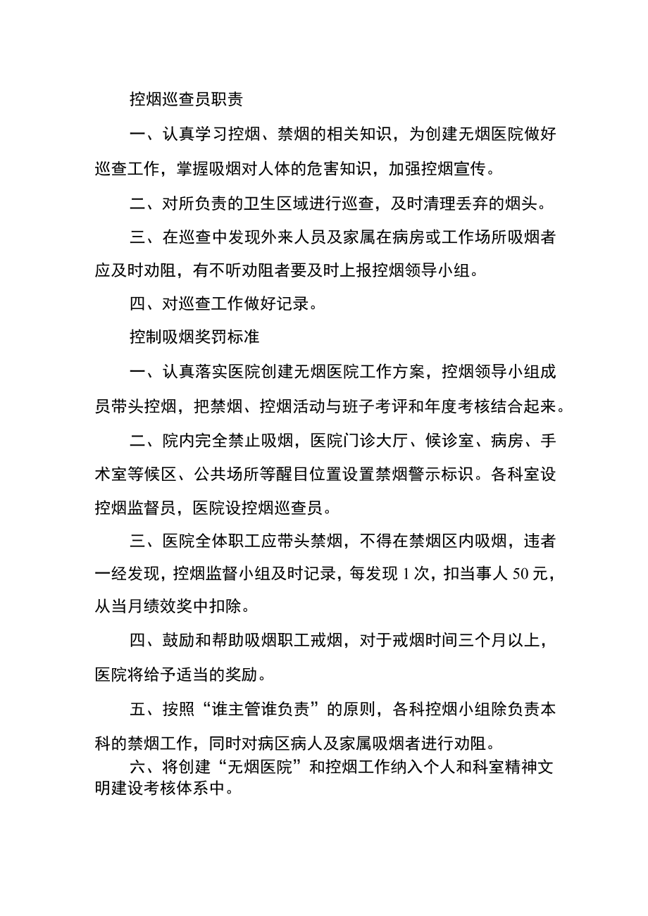 医院控烟工作职责分工.docx_第2页